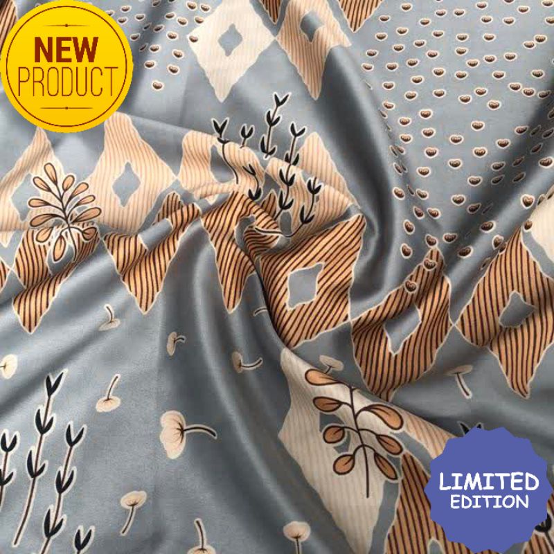 Kain Dr Silk Mengkilap Motif Funtastic