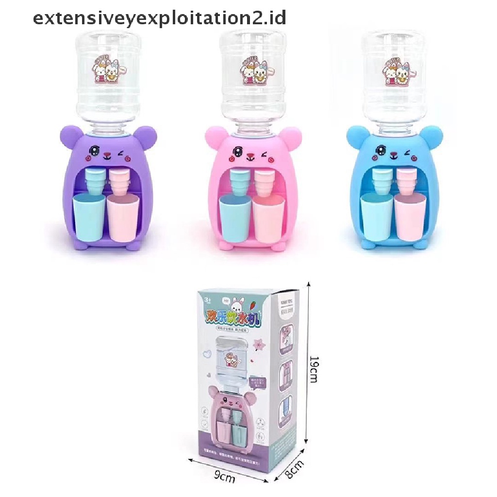 Mainan Simulasi Dispenser Air Mini Motif Kartun Untuk Anak