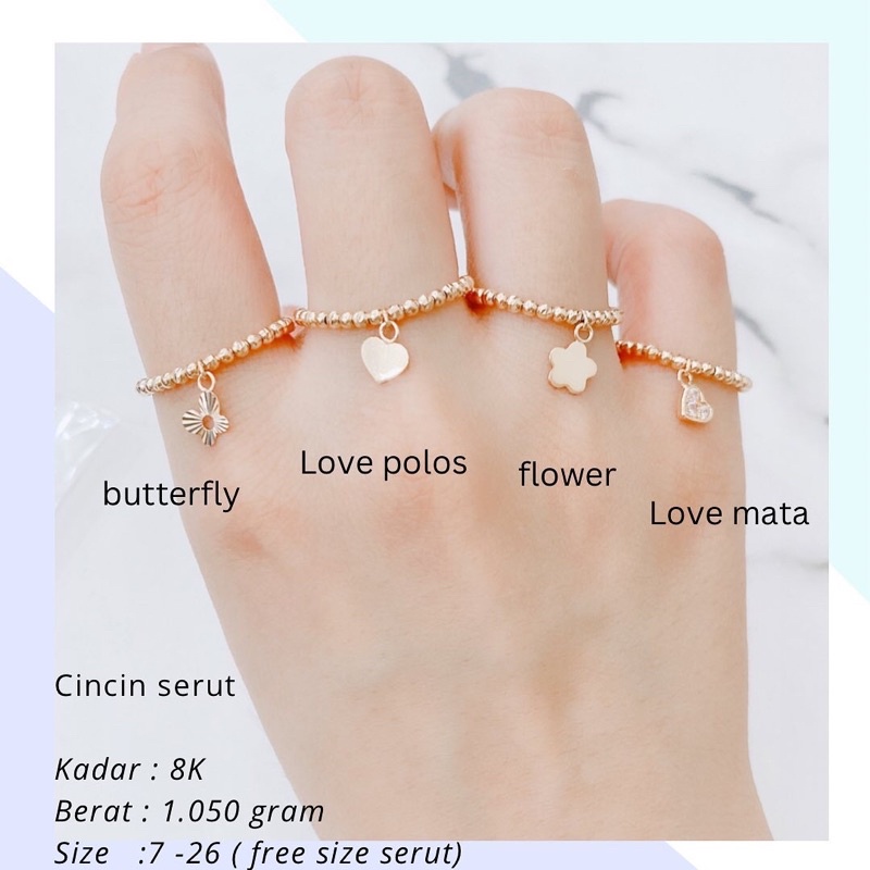 Cincin Emas Serut 1.050 Gr