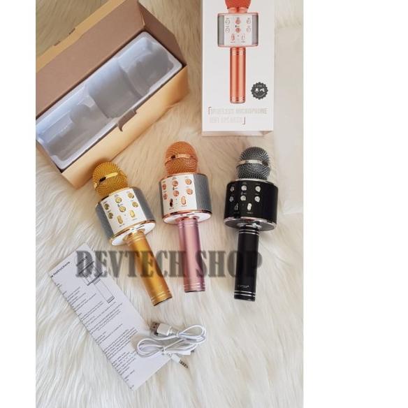 PROMO  PORTABLE WS858 / WS 858 SPEAKER SMULE ORIGINAL - Kuning