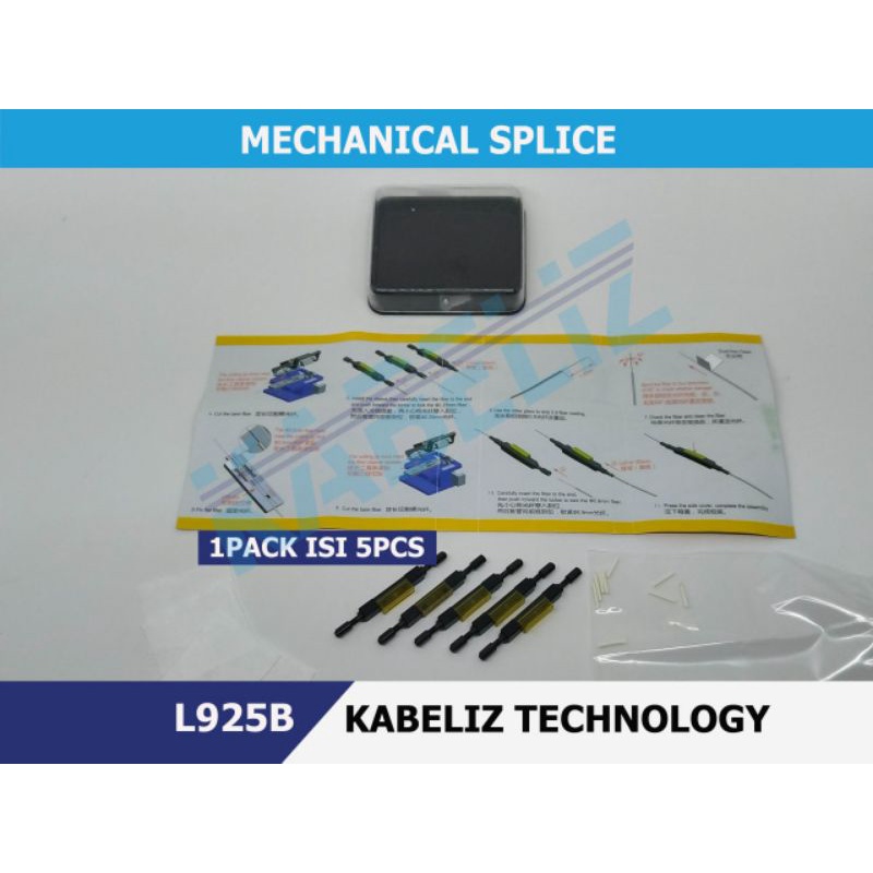 SPLICING MEKANIKAL FIBER OPTIC SAMBUNGAN FO MEKANIKAL SPLISING