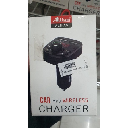 FM Modulator Car MP3 Wireless Charger Allison A5