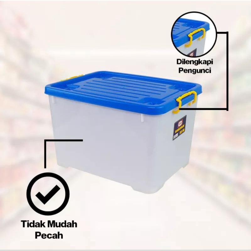 Container Box SHINPO Uk.70.liter/ Box Makanan Serbaguna