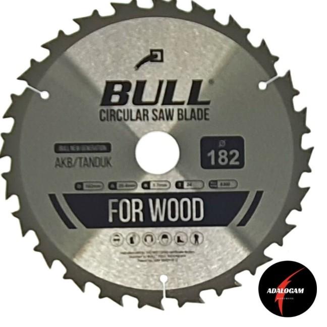 Bull Circular Saw Tanduk 250 x 24T - Mata Gergaji Bulat 10 Inch x 24 T