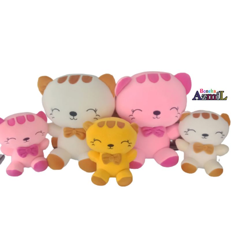 Boneka kucing maricat size L beranak 3