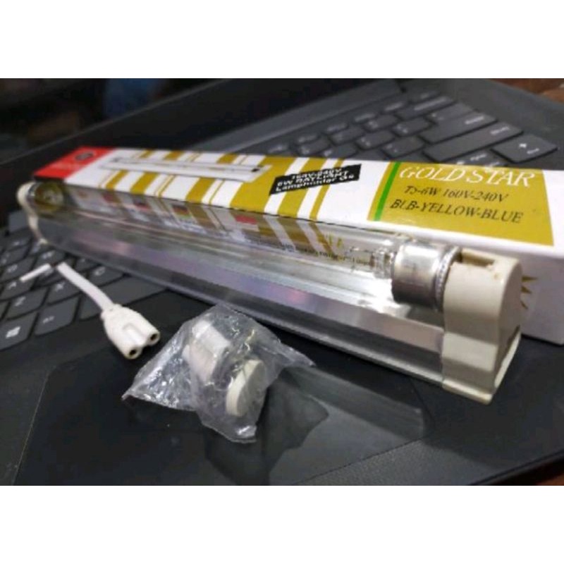 Lampu UV T5 8W Anti Bakteri/Sterilized Virus  + Rumah Lampu