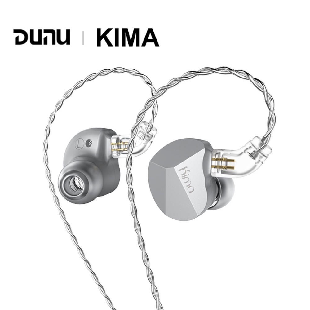 Dunu KIMA Earphone In ear Dinamis 1DD 10mm IEM Hi-Res Audio Musik 0.78mm Kabel Detachable