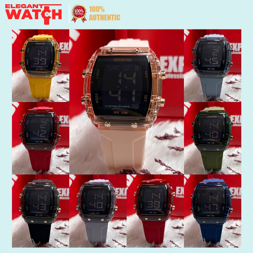 Jam Tangan Expedition Wanita E 6827 / E6827 Original Garansi Resmi