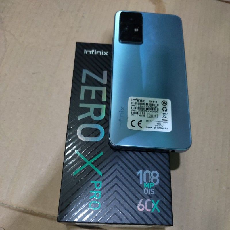 infinix Zero X pro 8/256gb lengkap second