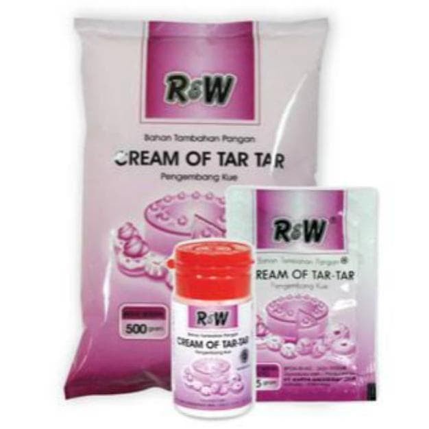

Cream Of Tar Tar R&W pengembang kue 500 g repack