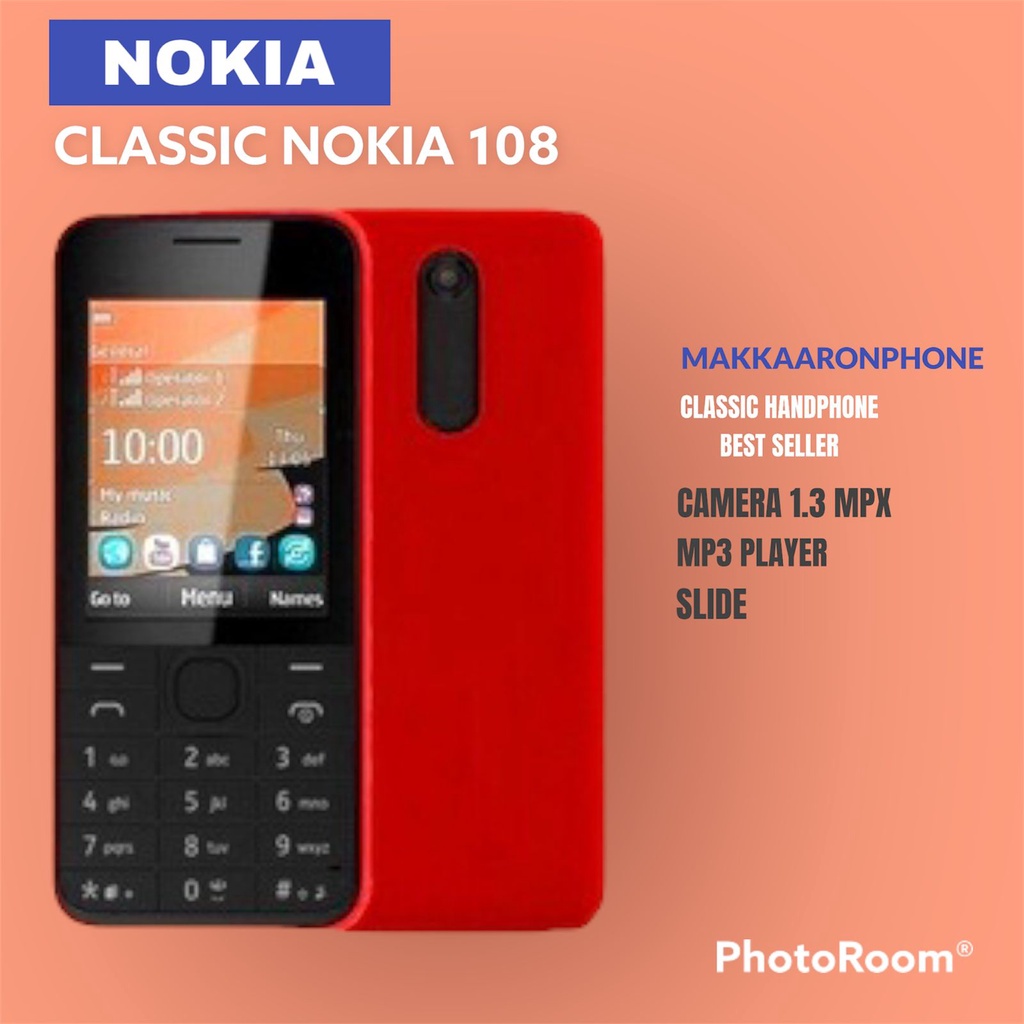 NOKIA 108 DUAL SIM GSM HP MURAH MOBILE PHONE HP JADUL