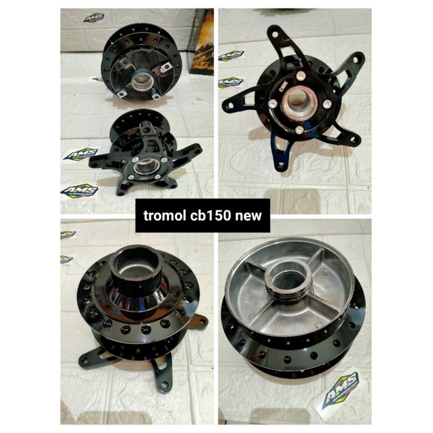 Tromol jari jari cb150r new cb 150 r new modifikasi velg jari jari hitam gloss model sys