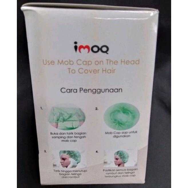 Nurse Cap / Mob Cap / Penutup Kepala isi 100 pcs