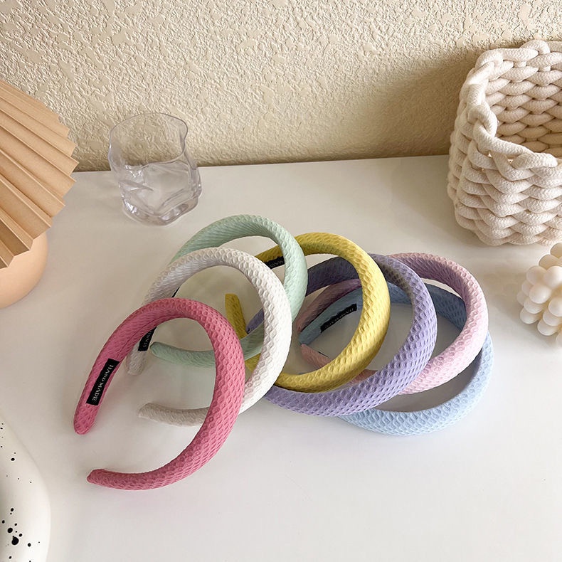 GO! BD976 BANDO POLOS MODEL ALA KOREA CLOUD KOREAN HEADBAND BANDANA EMPUK PASTEL HAIR BAND