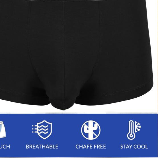 Celana Dalam Pria Separatec Trunks Micro Modal Premium 1 Pcs - Hitam - XL