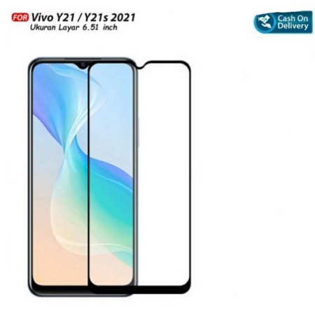 TemperGlass Full Glue Full Screen for Vivo + Packing Kardus dan Tisu