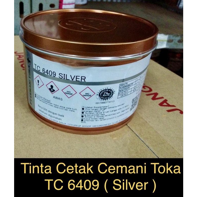 

Tinta Cetak TC 6409 Silver ( Cemani Toka )