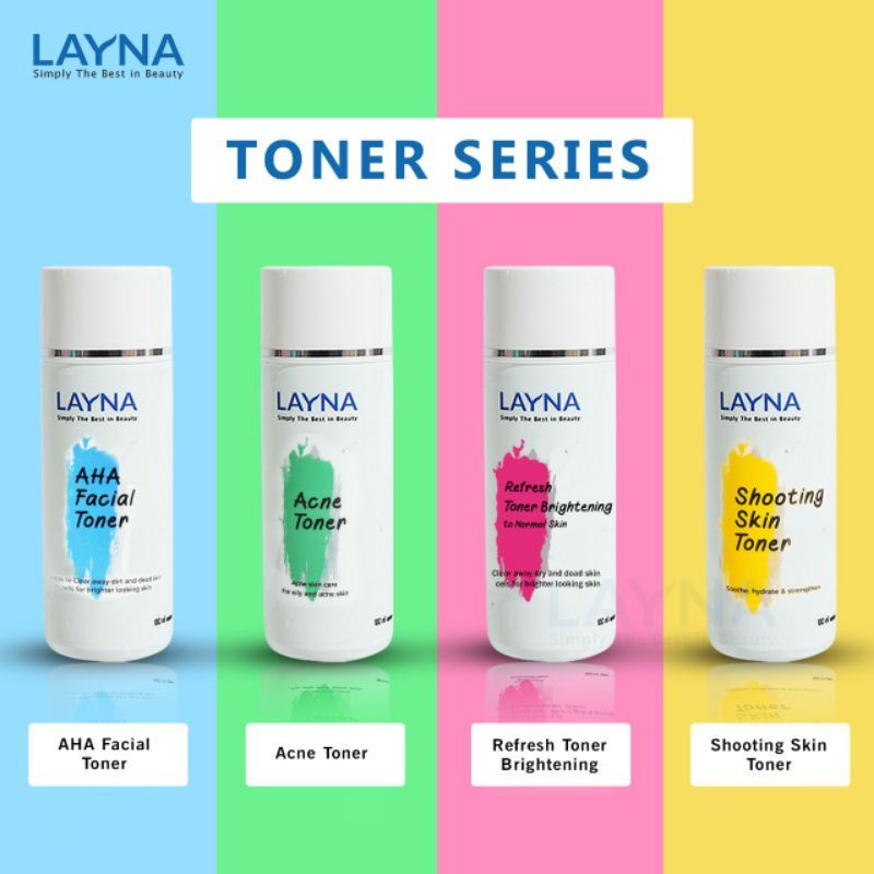 TERLARIS ! LAYNA SKINCARE BPOM / PAKET AMPUH CEPAT UNTUK MEMUTIHKAN DAN MENCERAHKAN / MENYEMBUHKAN JERAWAT / UNTUK KULIT IRITASI / PENUAAN DINI