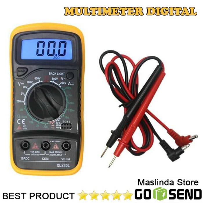 [READY] Mini Digital Multimeter Multitester Avometer Ac/Dc Voltage Tester / Perlengkapan Rumah Tangg