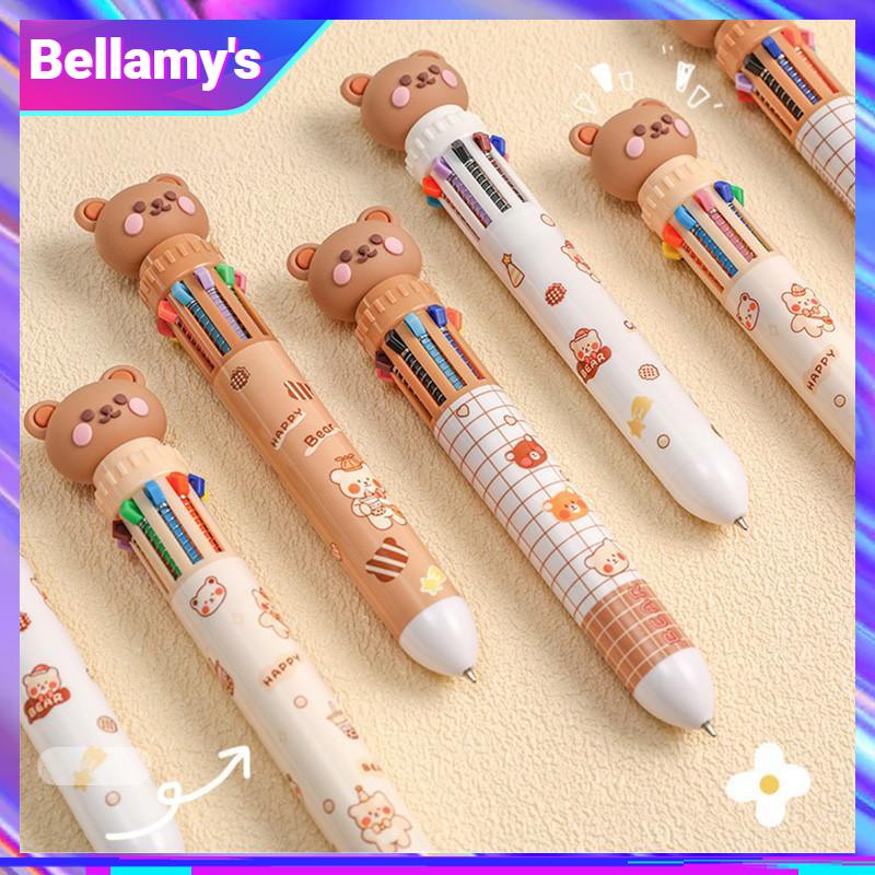 

COD ❤️ 1pc Pulpen Mekanik 10 Warna Warni Rectractable Pen Color Motif Kartun Lucu Bear Grid Kotak Aesthetic Bolpoin Alat Tulis Sekolah-Bellamy's