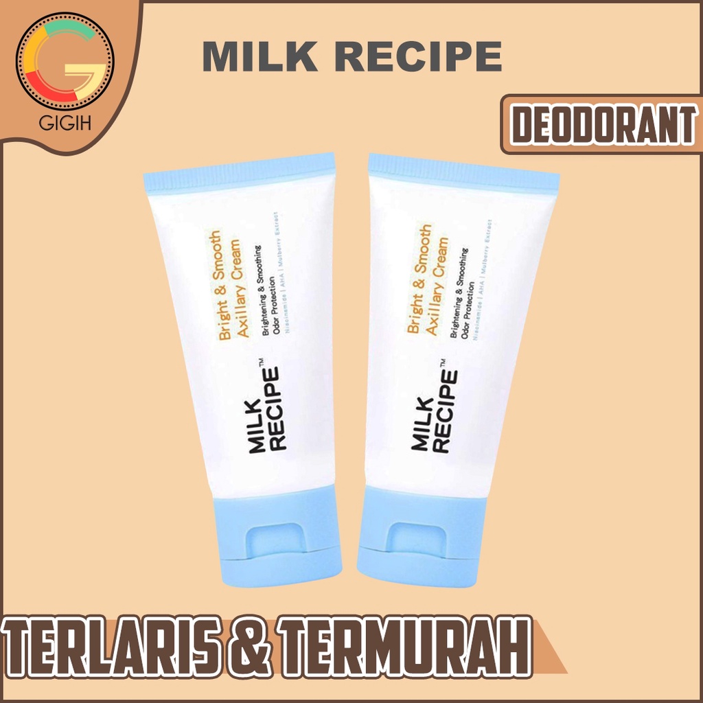 Jual MILK RECIPE BRIGHT & SMOOTH AXILLARY CREAM BRIGHTENING 30GR