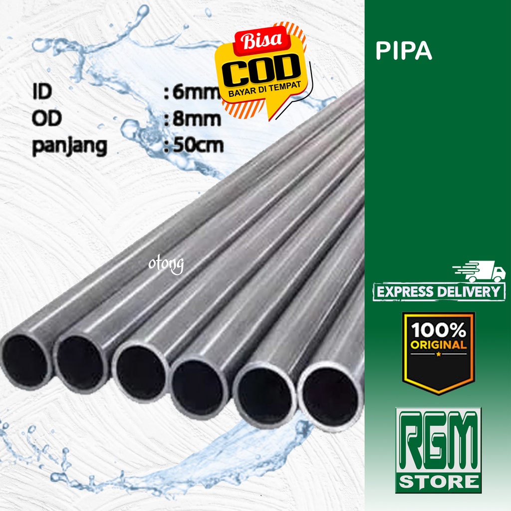 PIPA PVC 8MM HITAM KECIL POMPA FILTER FILTRASI AQUARIUM AQUASCAPE MURAH