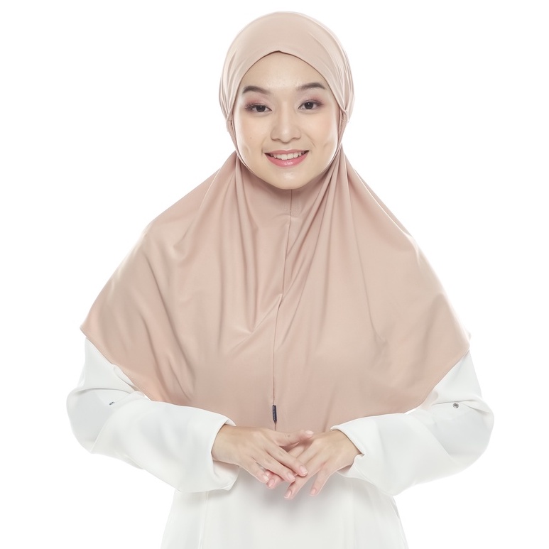 HIJAB BERGO NON PET/ HAMIDAH SIZE L/BERGO INSTAN/JILBAB JERSY/BERGO SPORT