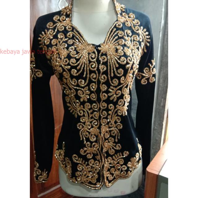 Atasan Kebaya bludru payet Kebaya Bludru