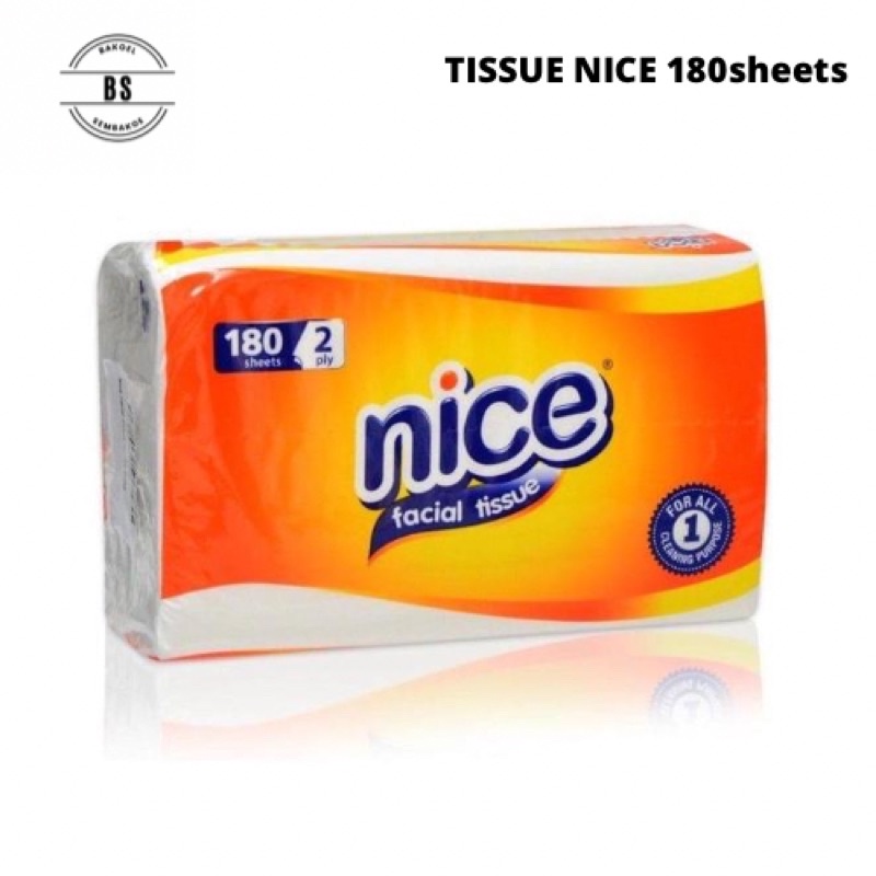 	 Tissue Nice 180 sheets 2ply	