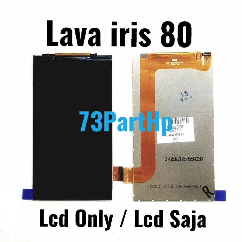 Original Oem Lcd Only Lava Iris 80