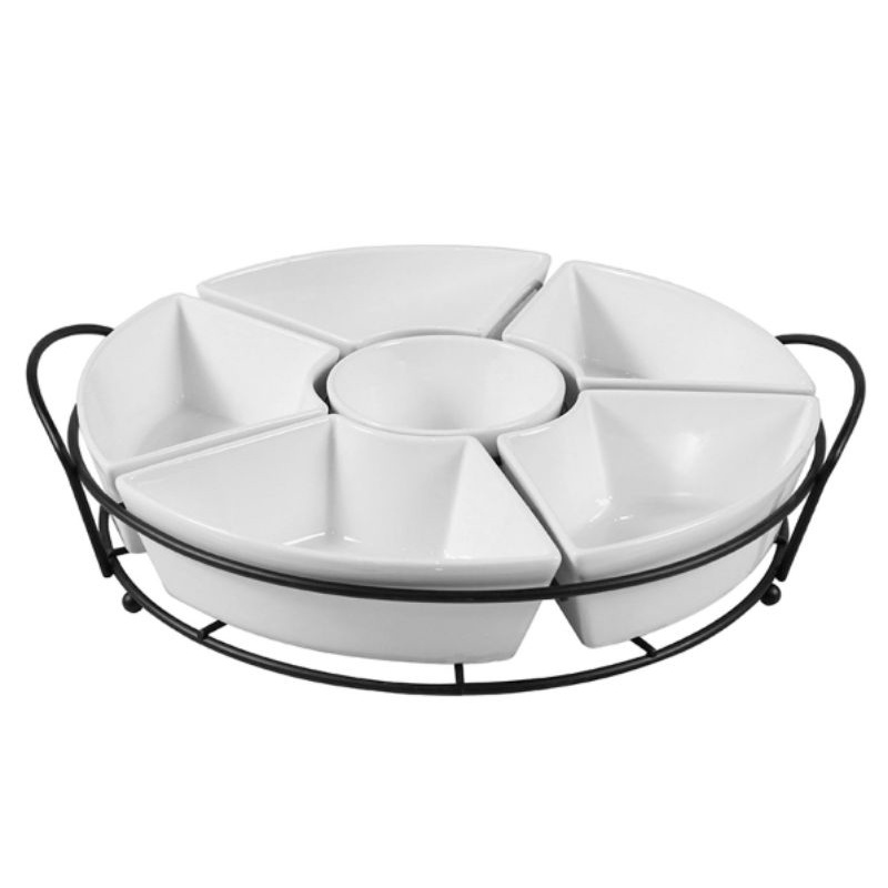 SERVING SET BULAT PEACH APPETITE / WADAH SAJI / SERVING TRAY / SERVING GLASS MURAH