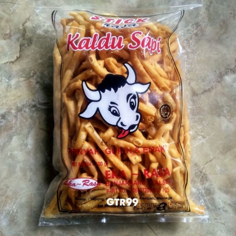 

Kerupuk Stick Rasa Kaldu Sapi Renyah dan Gurih Kemasan 300 gr