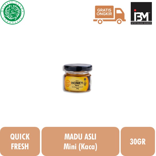 

Quick Fresh Honey / Madu Murni Asli 30gr ( mini)
