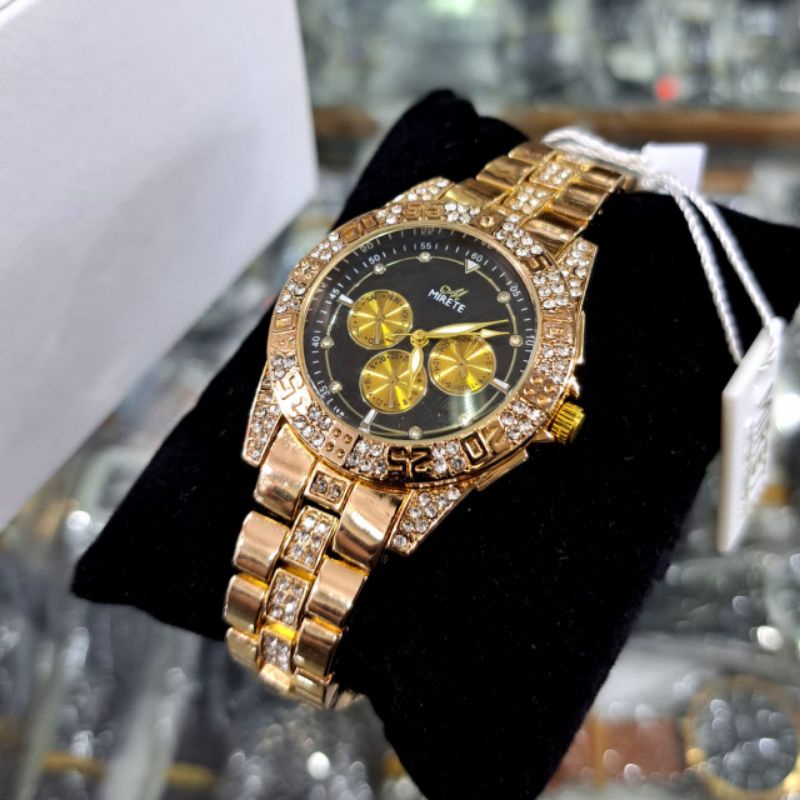 Jam Tangan Wanita Mirete Original Import Diamond Tahan Air Super Mewah//Jam Tangan wanita Murah Tangan Terlaris Fashion Wanita//Jam Tangan wanita Kekinian Bayar Di Tempat // Jam Tangan wanita Ready Stok