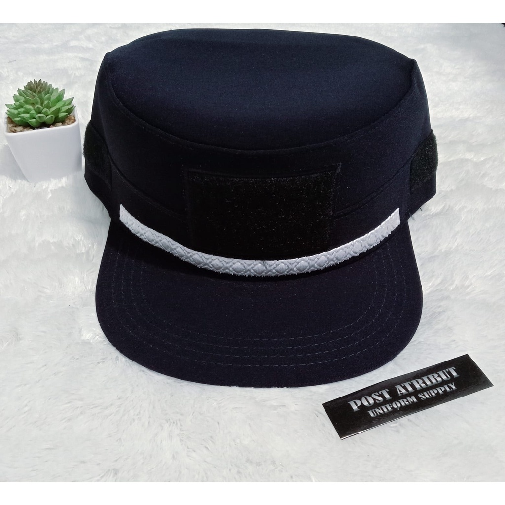 Topi Komando / Fieldcap / Velcro / Perekat / Atribut Kedinasan