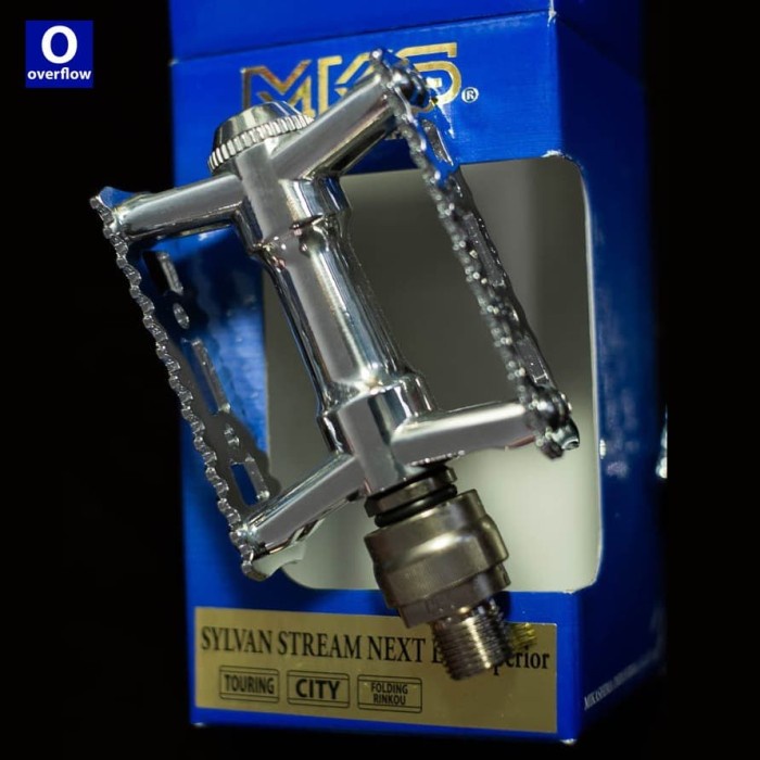 MKS Sylvan Stream Next Ezy Superior Pedal Chrome Silver