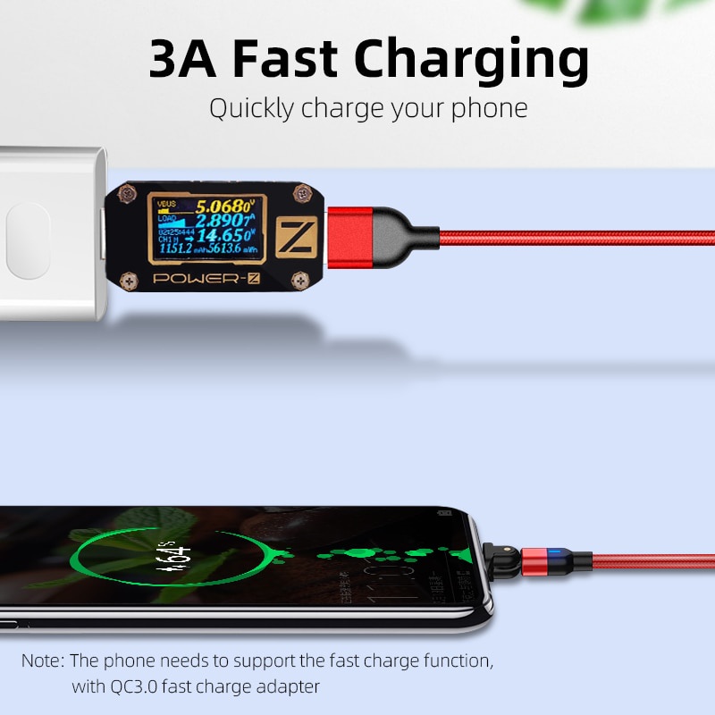 Kabel Data / Charger USB Tipe C Fast Charging Untuk Huawei / Apple / Samsung / iphone