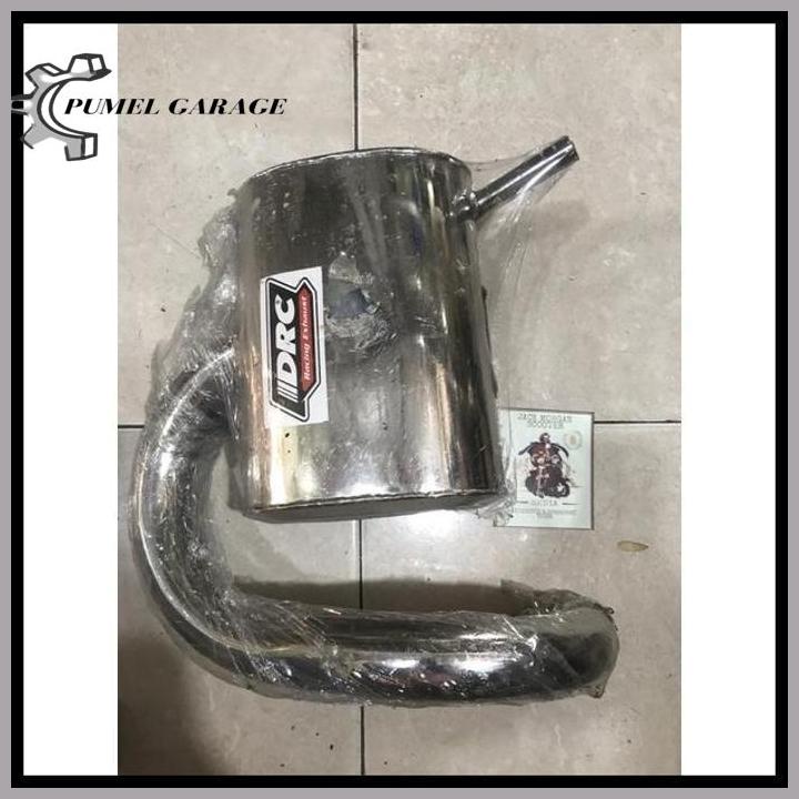 Knalpot Racing Vespa Drc Chrome