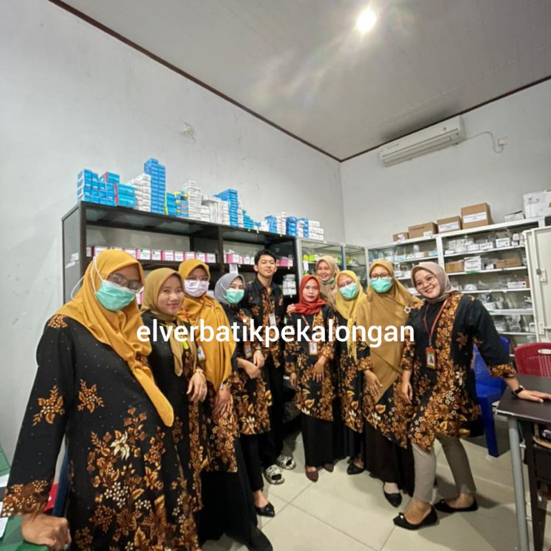 TUNIK BATIK HITAMMANIS SALSA SHANGHAI UNGGUL JAYA MODERN EXCLUSIVE 2022