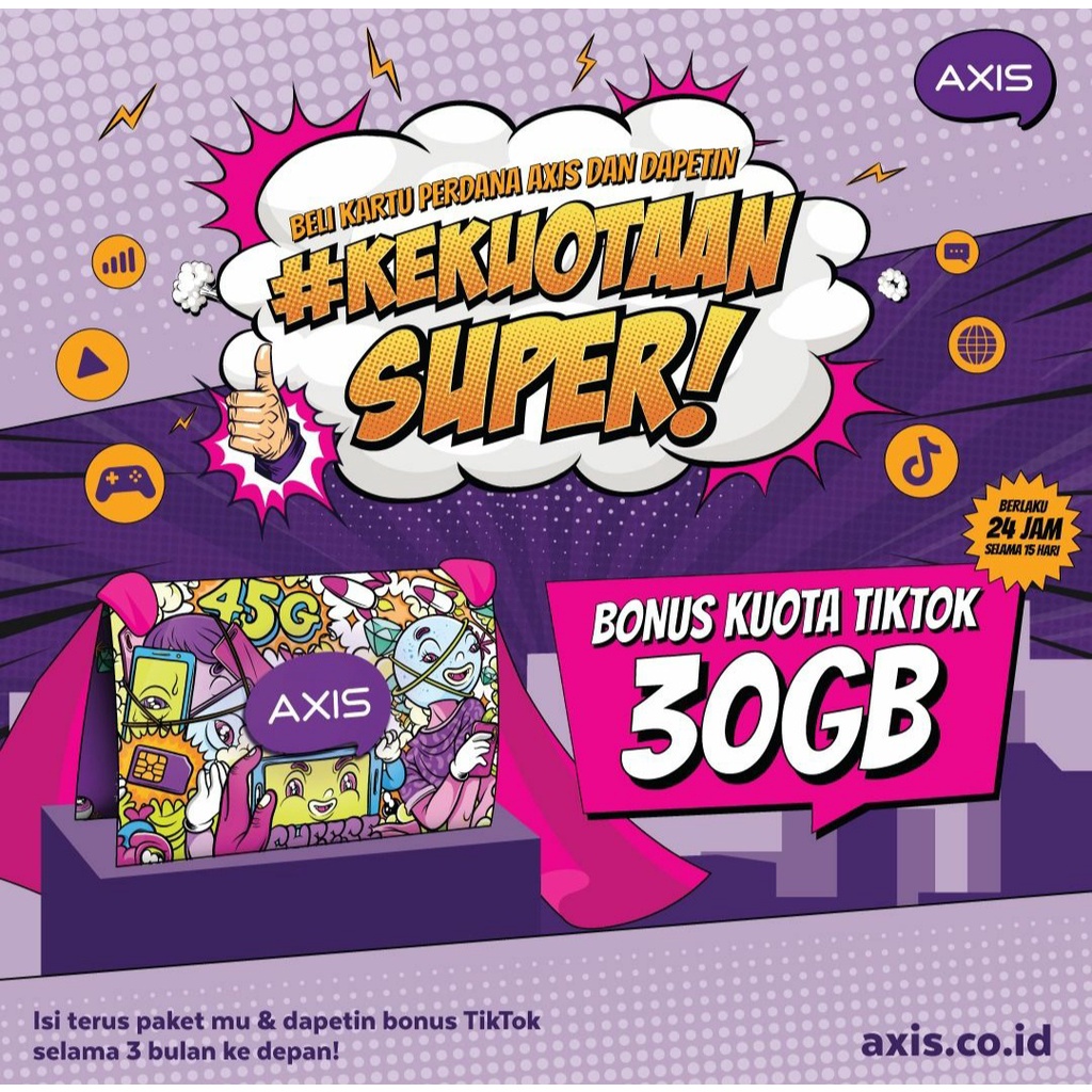 Perdana Axis Viral 30gb Super Kuota