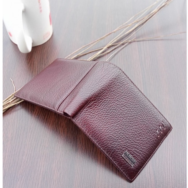dompet lipat dua horizontal bahan kulit asli berkualitas import #dompet #dompetkulit #dompetpria