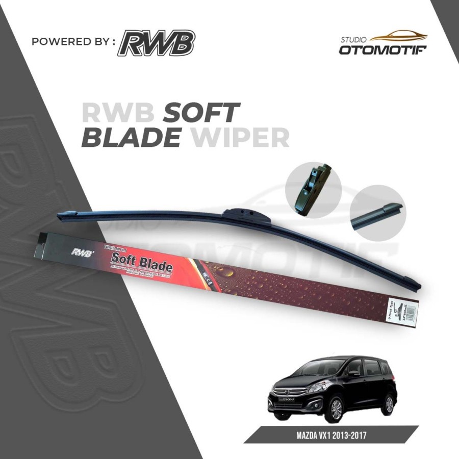 RWB S52 WIPER Mazda VX1 2013-2017 SOFT FRAMELESS WIPER MAZDA VX1