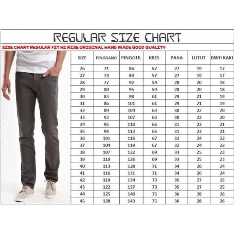 [TERLARIS] CELANA PANJANG PRIA UKURAN 27-38 PREMIUM QUALITY CHINOS REGULER