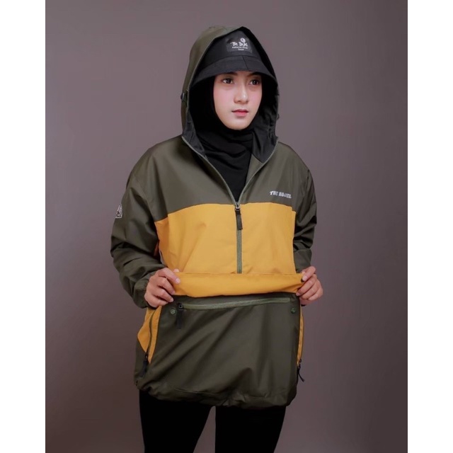 The Bojiel Daily - Hijau Kuning Jaket Cougle Jaket Parasut Jaket Pria Jaket Outdoor