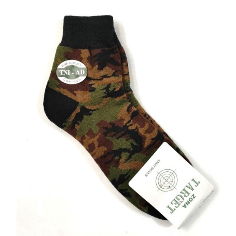 kaos kaki Satpam tebal target pdl panjang/loreng/hijau/hitam