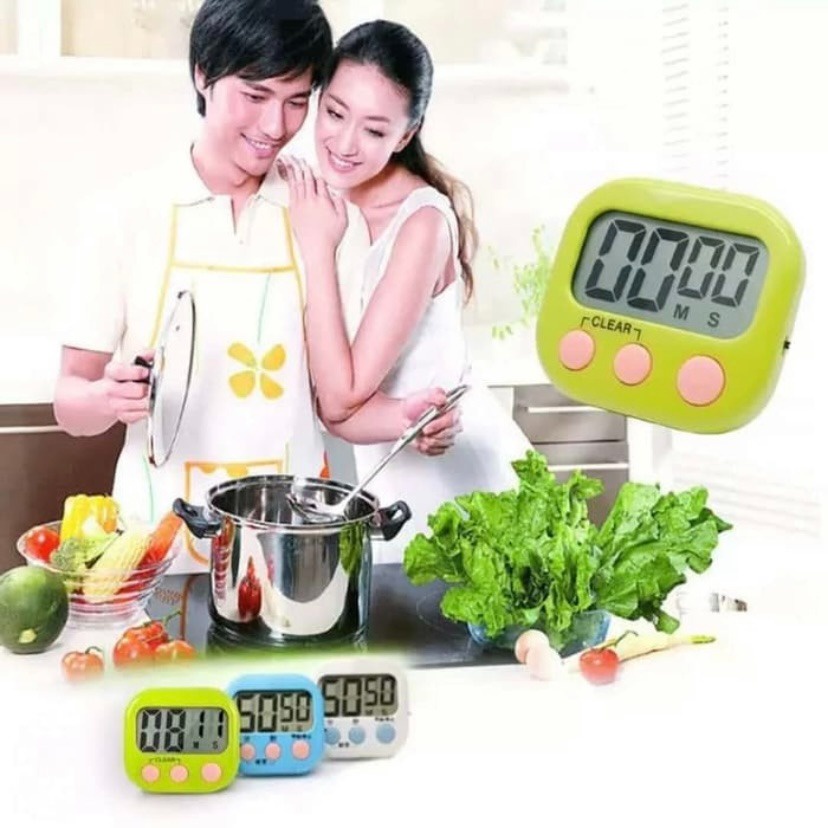 IKILOSHOP Digital Kitchen Timer Alarm Dapur Masak Clock Stopwatch Jam Digital