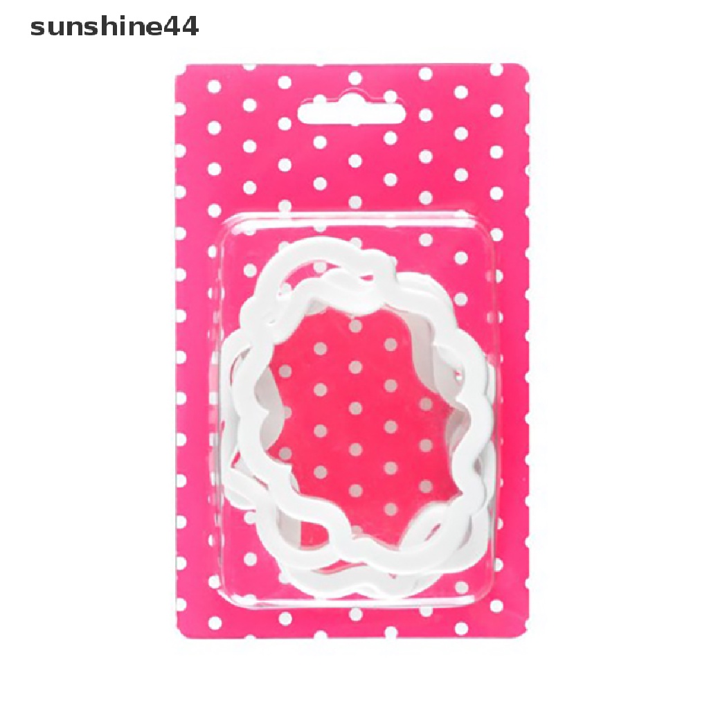 Sunshine 4Pcs / Set Cetakan Pemotong Biskuit / Kue Bahan Plastik