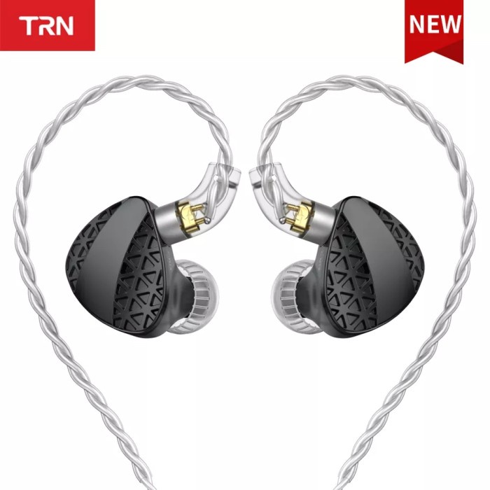TRN MT3 with Mic High Fidelity In Ear Earphone Dual Chamber Dynamic
