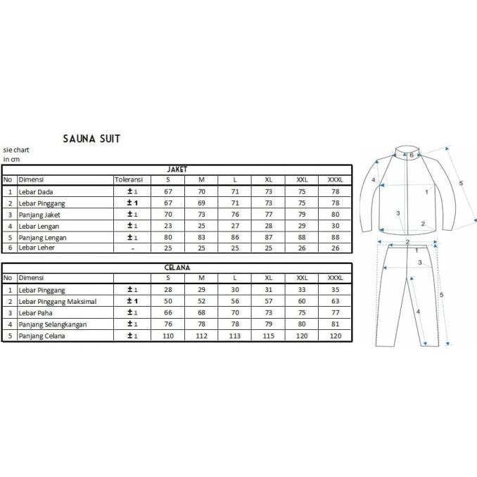 Sauna Suit Rainsol Ethnic | Baju Sauna | Jaket + Celana Sauna | Full R