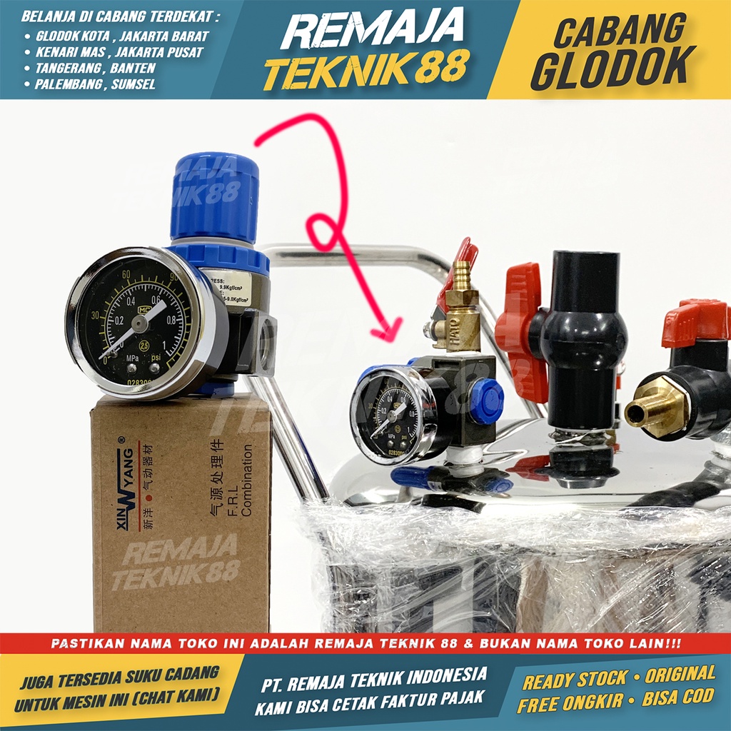 REGULATOR TABUNG MESIN SNOW / AIR REGULATOR TABUNG SALJU AR 2000